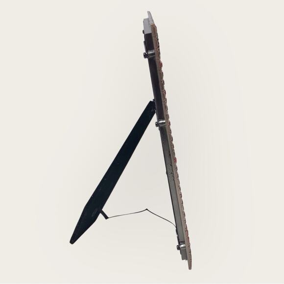 Olivia & Gracie NEW Decorative Frame Red & Green Faux Gemstones Holiday - Picture 2 of 4